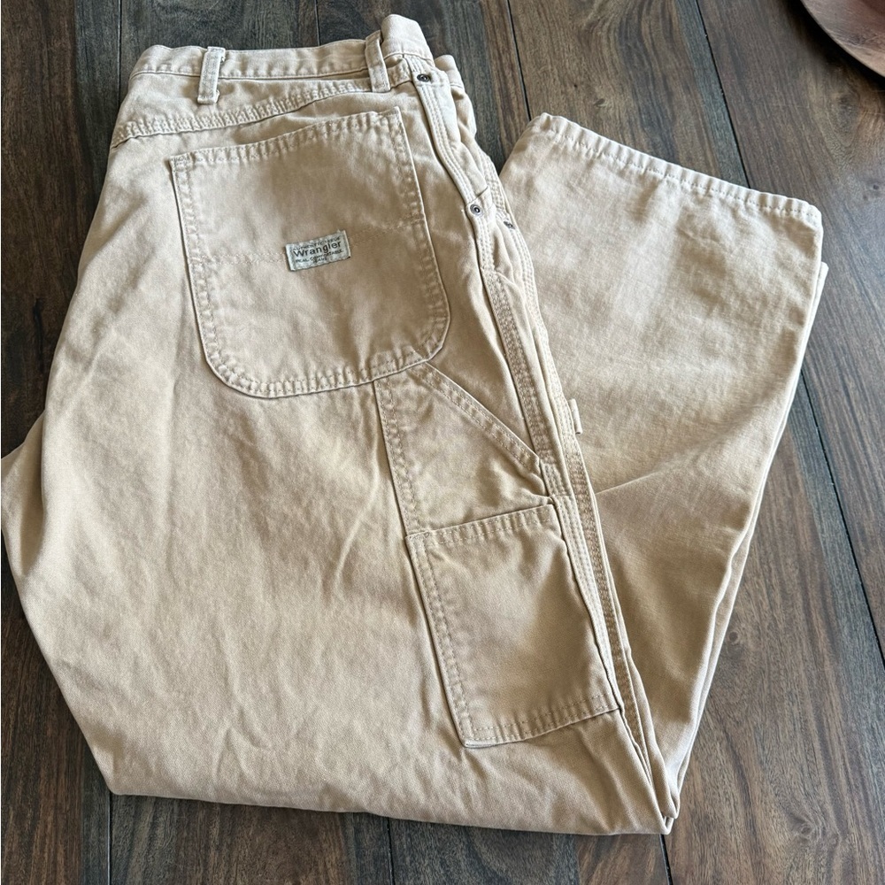 Wrangler Men's Beige Cargo Pants~36x30